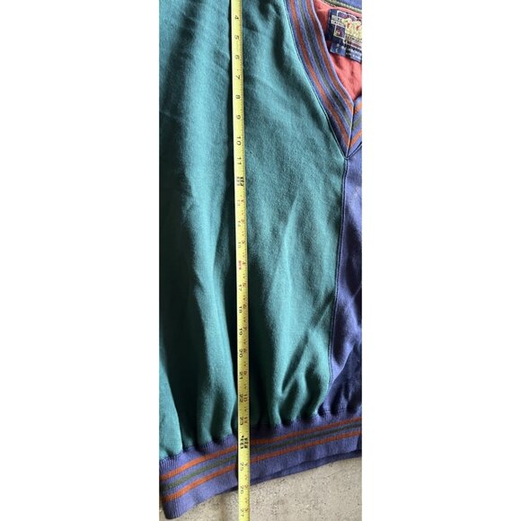 Vintage Ralph Lauren Sweater Mens Sz M Sailor Fair Isle Multicolor Patch Chaps - Picture 7 of 15